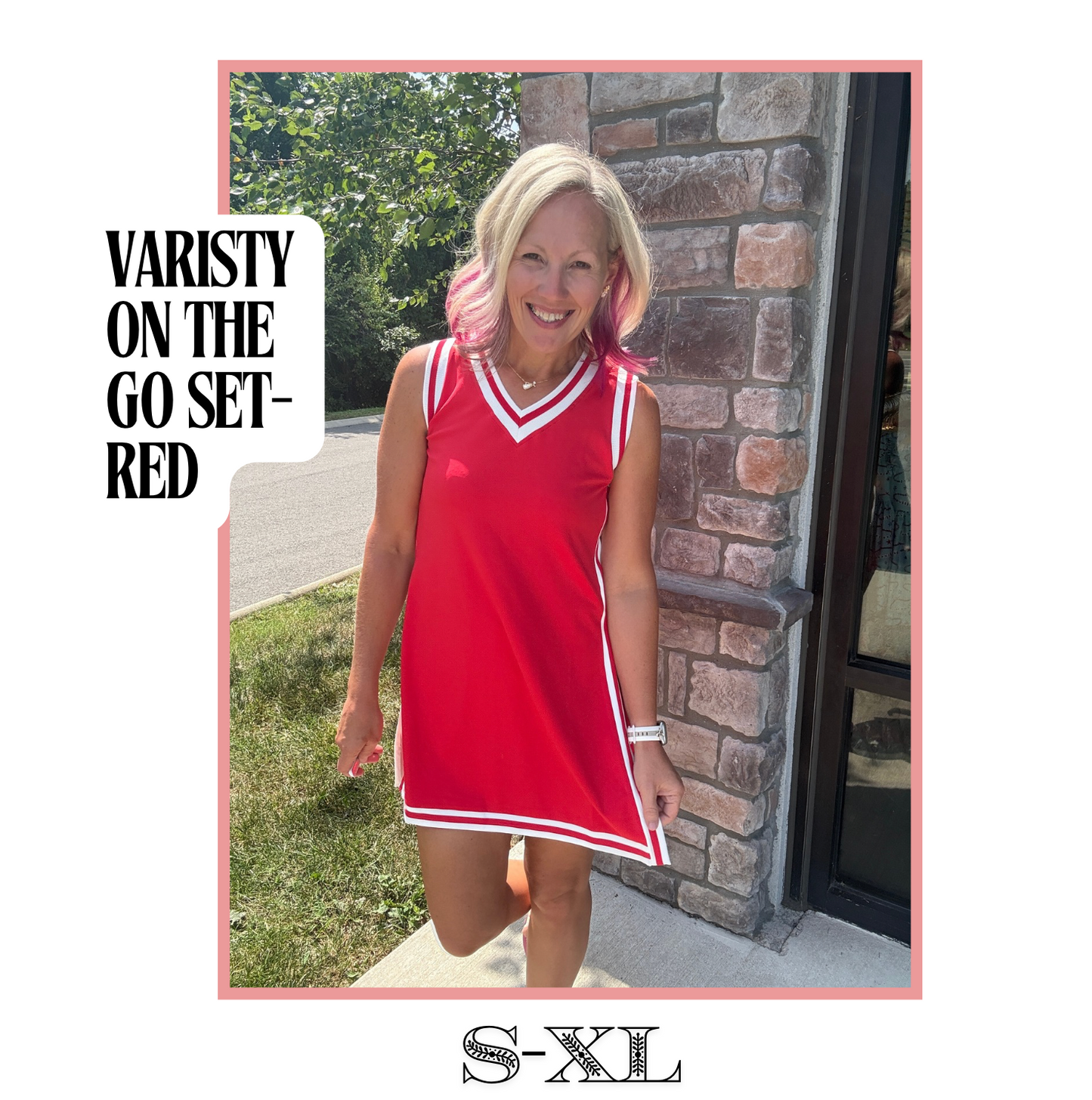 Varsity On the Go Set- Red