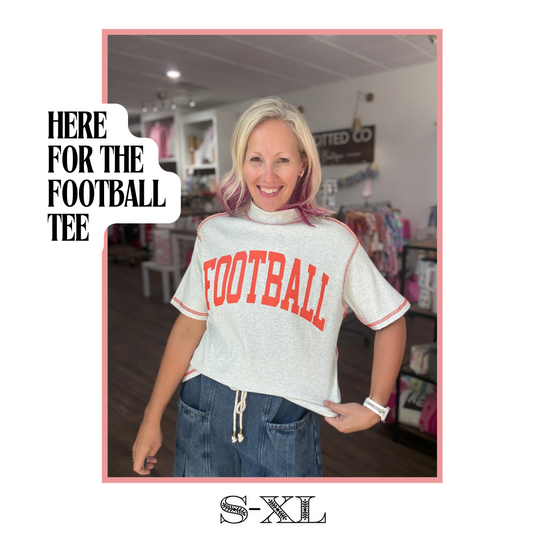 Here for the Football Tee
