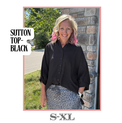 Sutton Top- Black