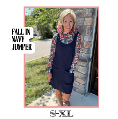 Fall in Navy Jumper