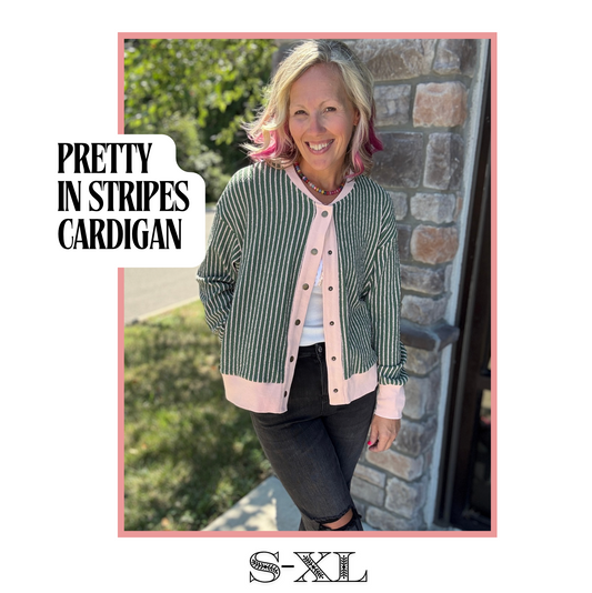 Pretty In Stripes Cardigan