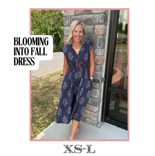 Blooming into Fall Dress