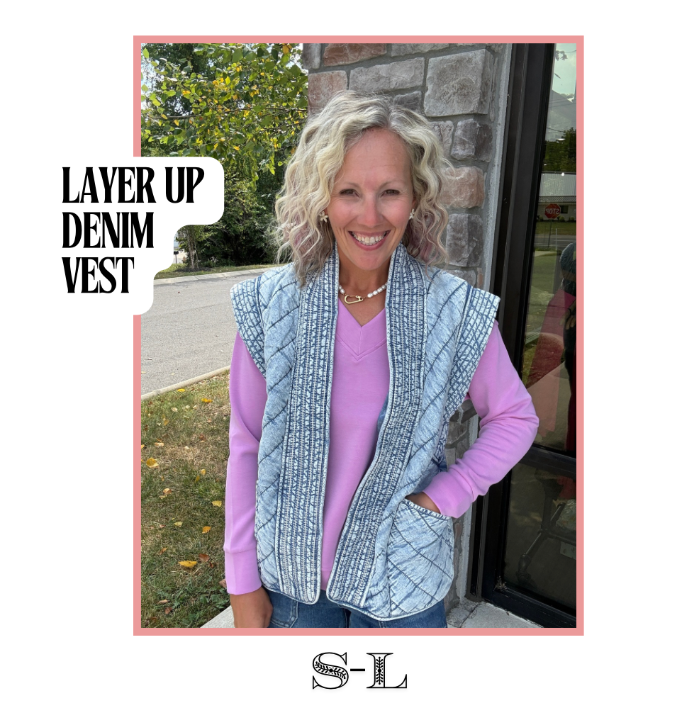 Layer Up Denim Vest