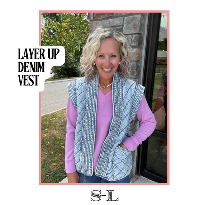Layer Up Denim Vest