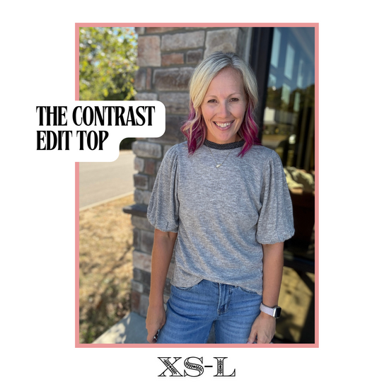 The Contrast Edit Top