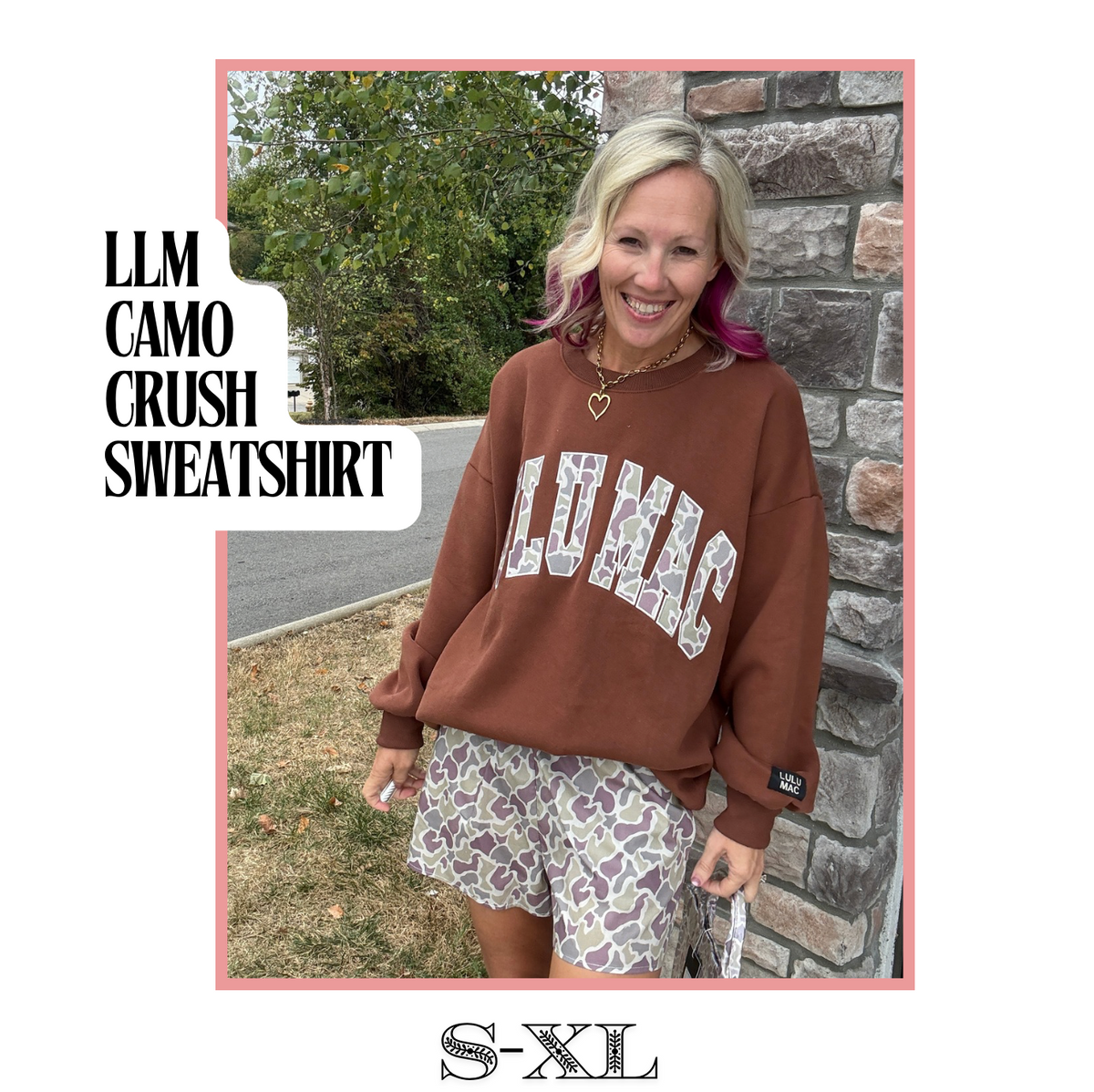 LLM Camo Crush Sweatshirt
