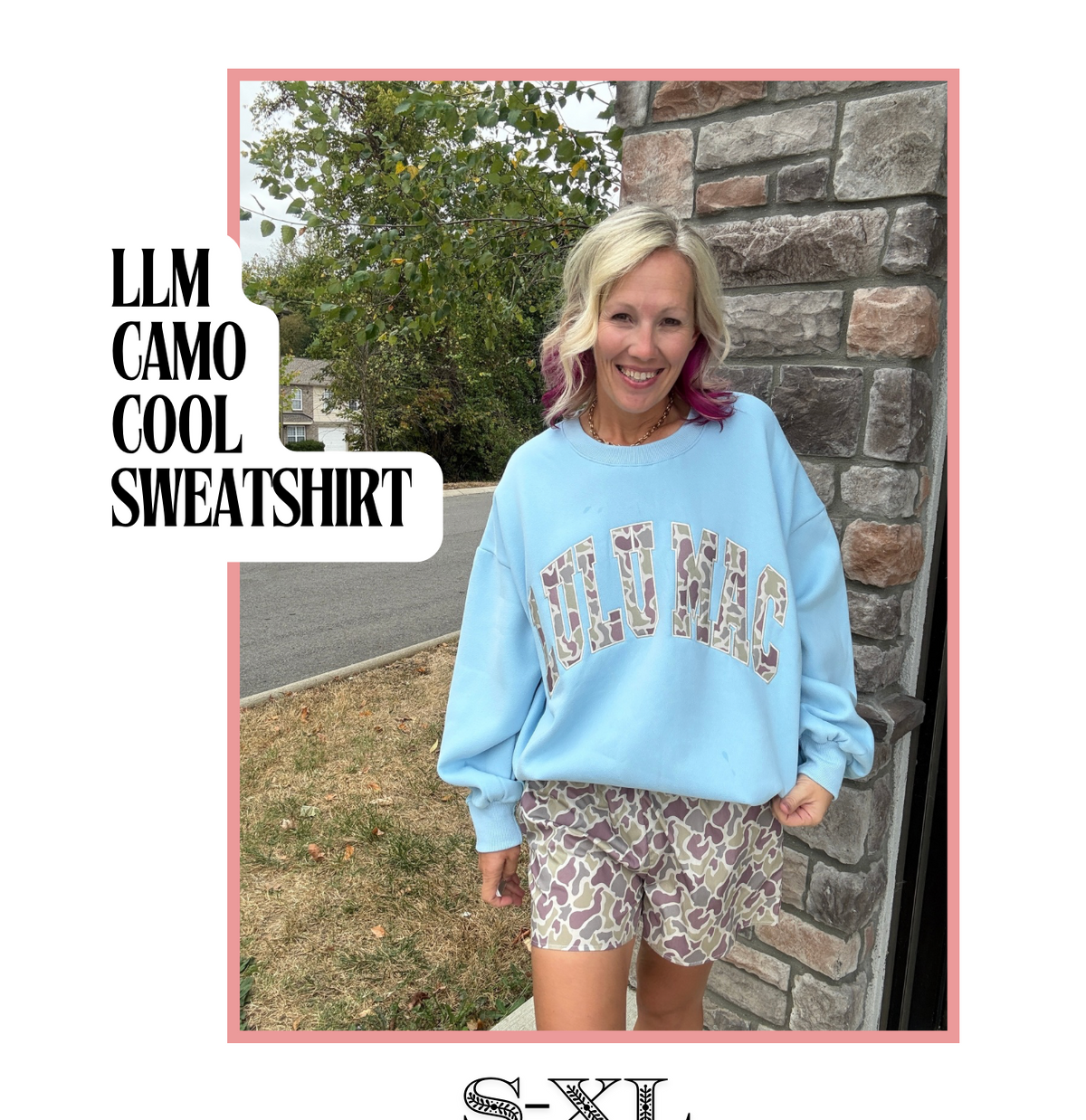 LLM Camo Cool Sweatshirt