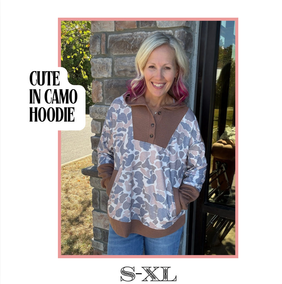Cute in Camo Hoodie