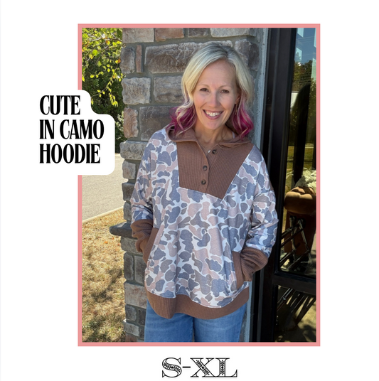 Cute in Camo Hoodie