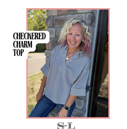 Checkered Charm Top