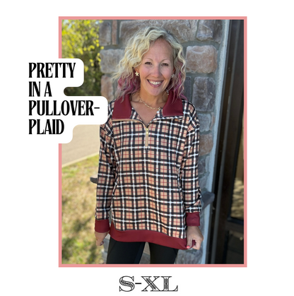 Pretty in a Pullover- Plaid