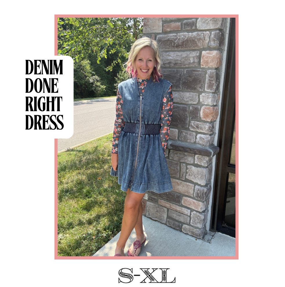 Denim Done Right Dress