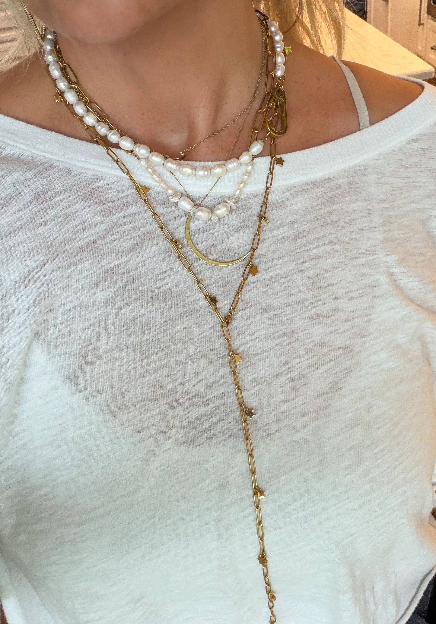 Seaside Pearl Necklace