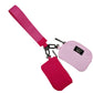 Lulu Mac Wristlet- Hot Pink