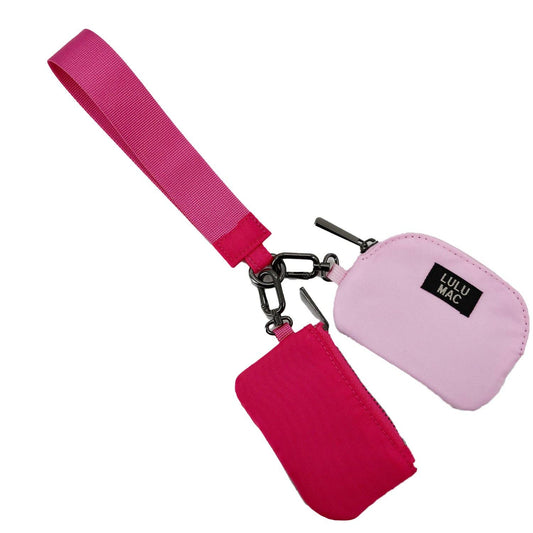 Lulu Mac Wristlet- Hot Pink