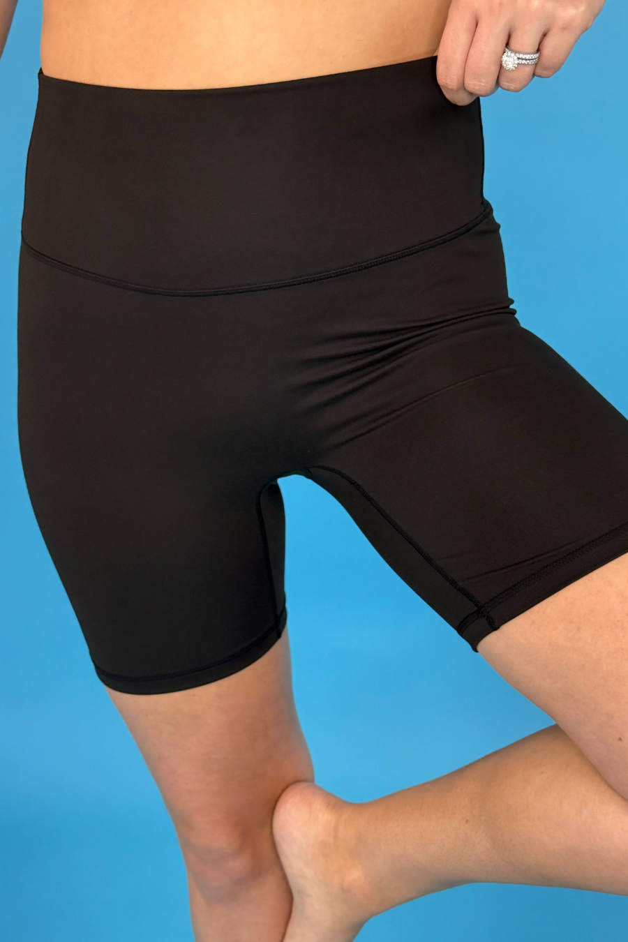 Biker Shorts: Black