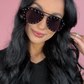 Hollywood Studded Sunglasses: Brown Ombré