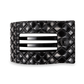 Jet Black Quilted Rectangle- Large