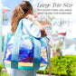 Emerald Blue Soap Bubble Jelly Tote Bag