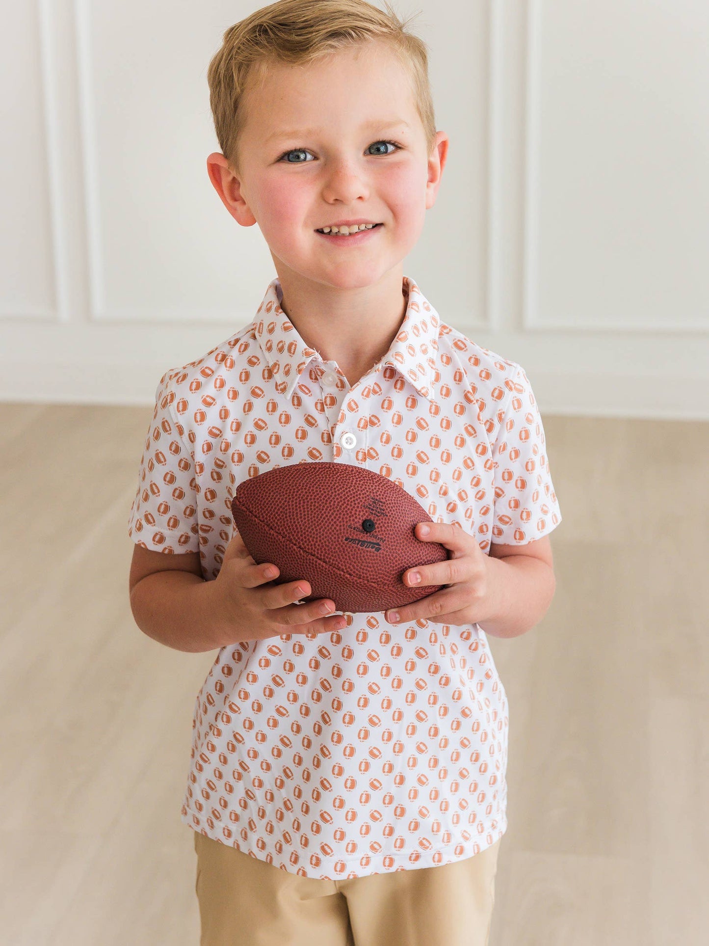 Little MVP Polo- White