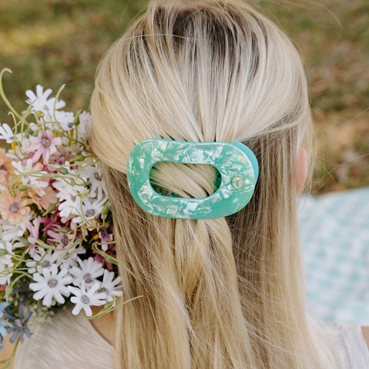 Spring Splash Medium Flat Clip