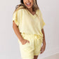 Knit Shorts- Yellow
