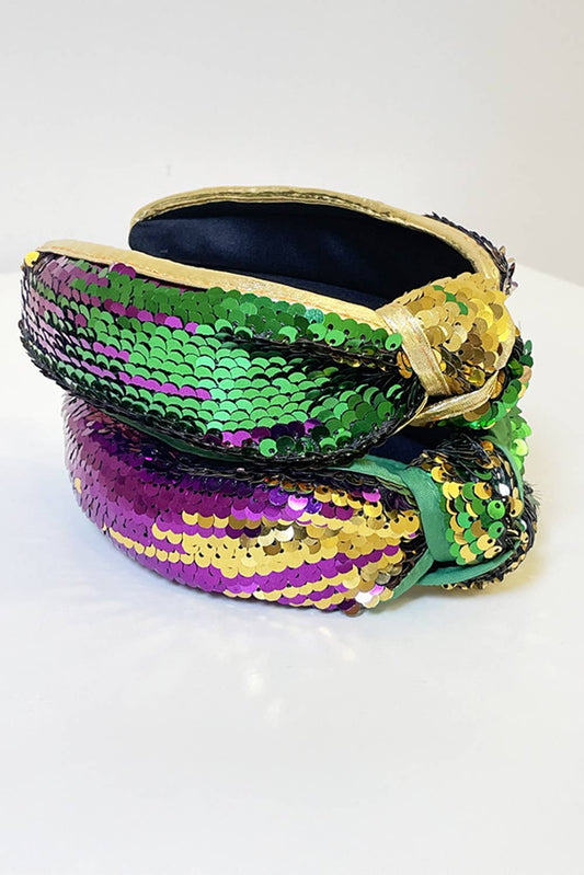Mardi Gras Sequined Headband
