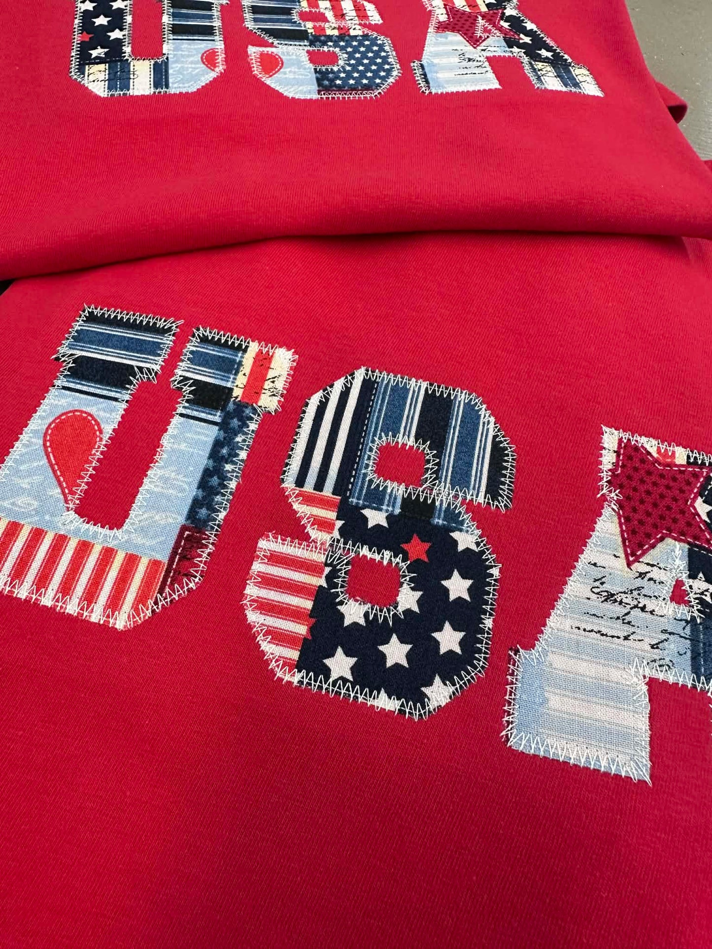 USA Patchwork Tee
