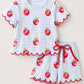 Apple Plaid Girls Scallop Set