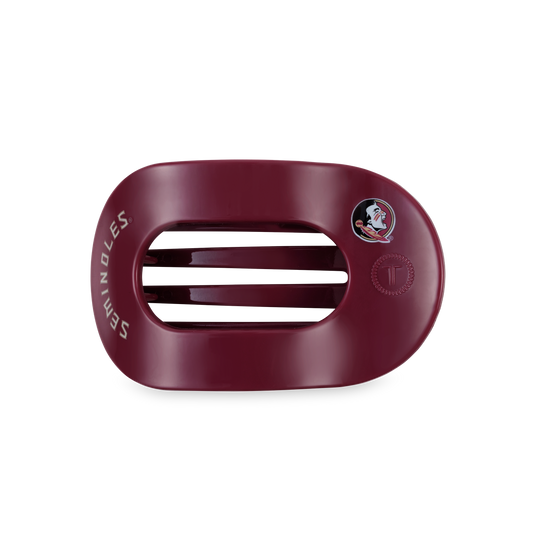 Flat Round Hair Clip | Medium | Go Noles!