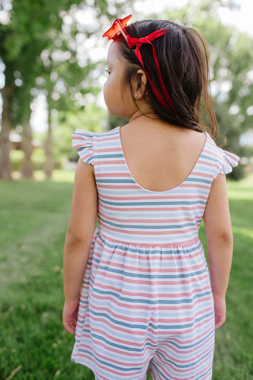 Patriotic Stripe Romper