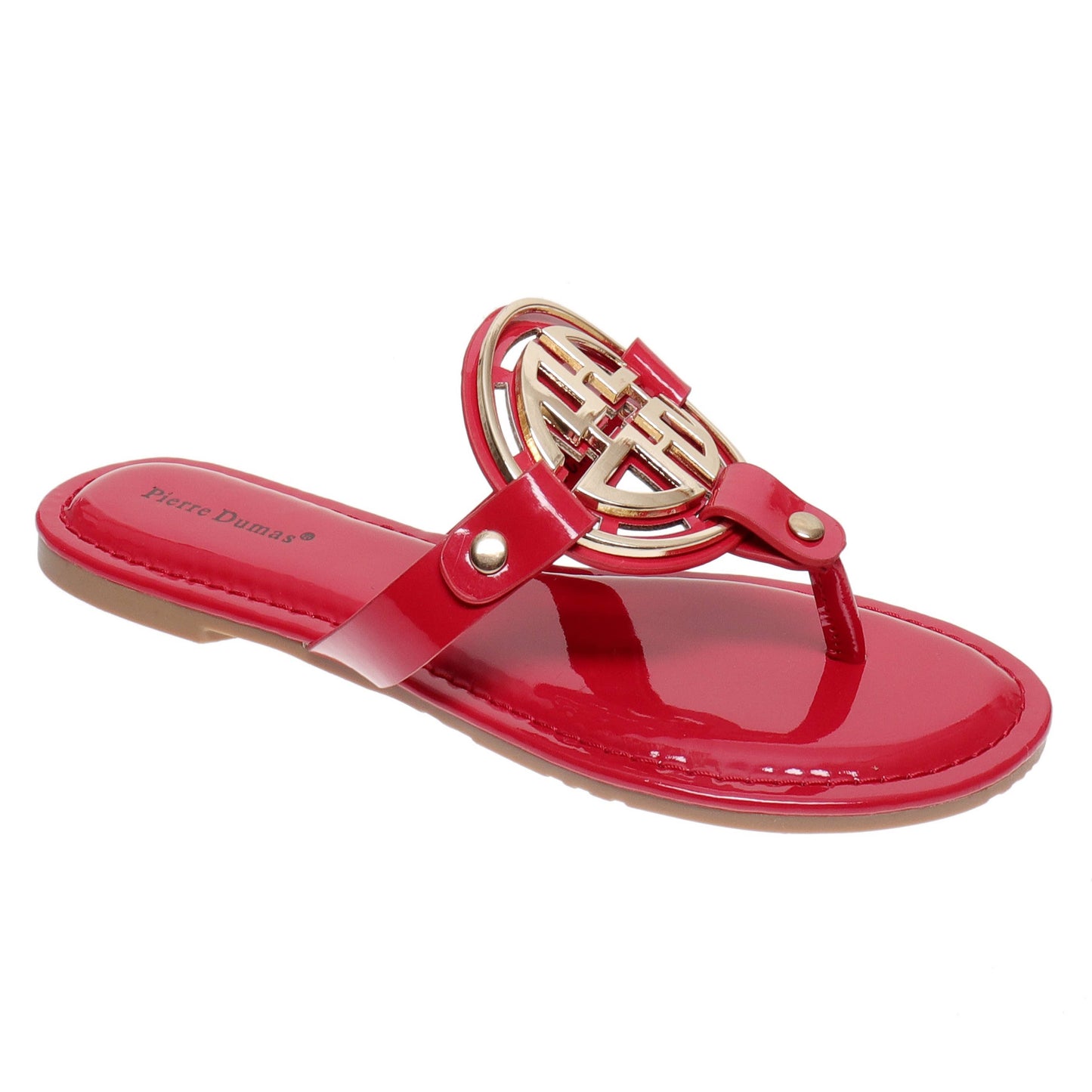 The Milton Sandal- Red