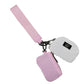 Lulu Mac Wristlet- White & Pink