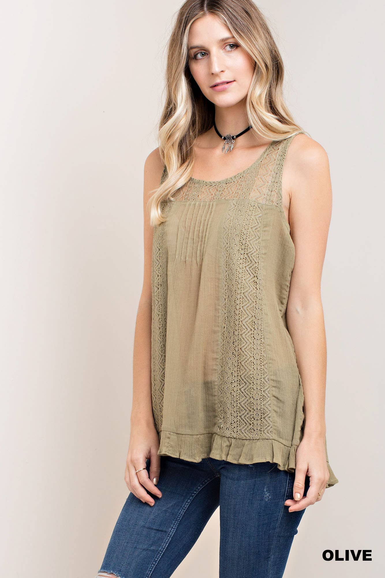 Nora Top- Olive