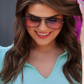 Hollywood Studded Sunglasses: Pink