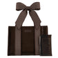Espresso Polka Dot Bow Jelly Tote Bag