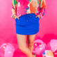 Royal Blue Skort