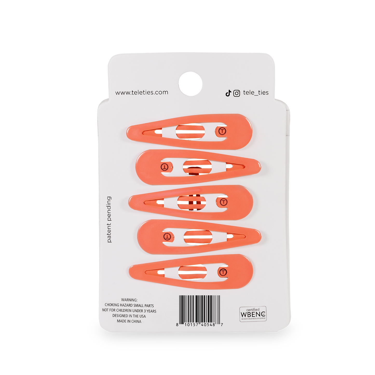 Coral Craze Snap Clip
