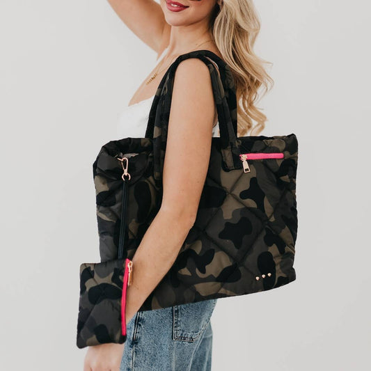 Presley Puffer Quilted Tote Bag