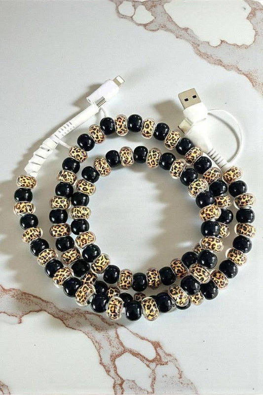 Cheetah Beaded 4-1 Charger