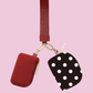 Double Wristlet- Polka Dot