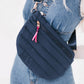 Jolie Puffer Belt Bag:Navy