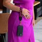 Clip & Go Crossbody Leopard Pink/Black