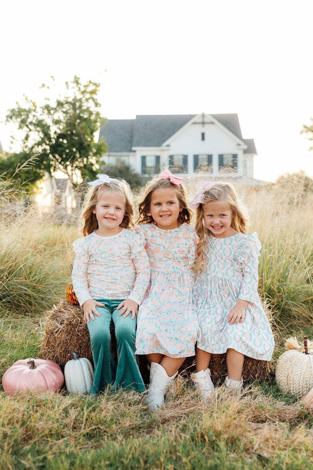 Pumpkin Kisses Twirl Dress