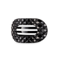 Jet Black Quilted Round- Medium