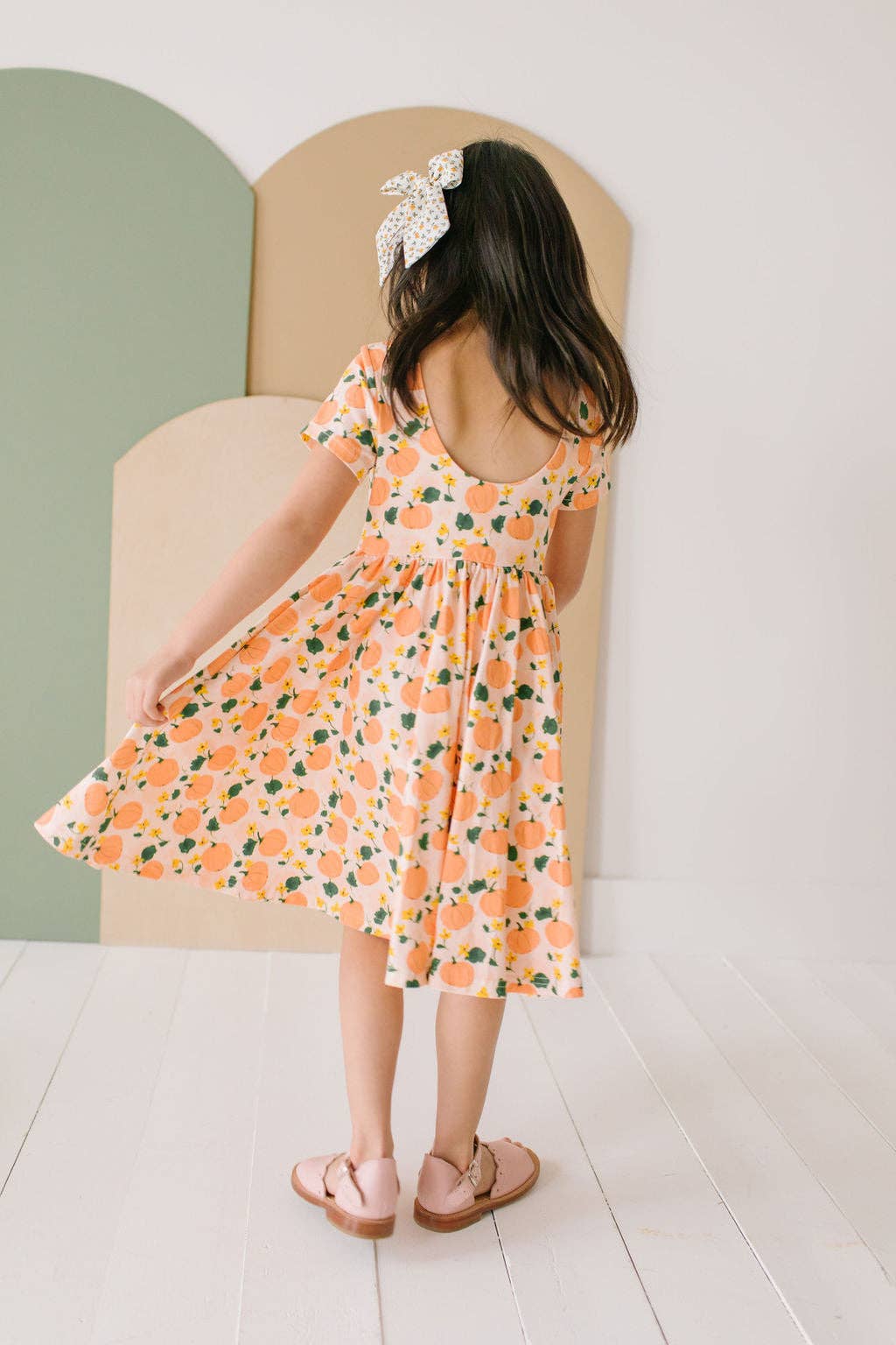 Pumpkin Twirl Dress