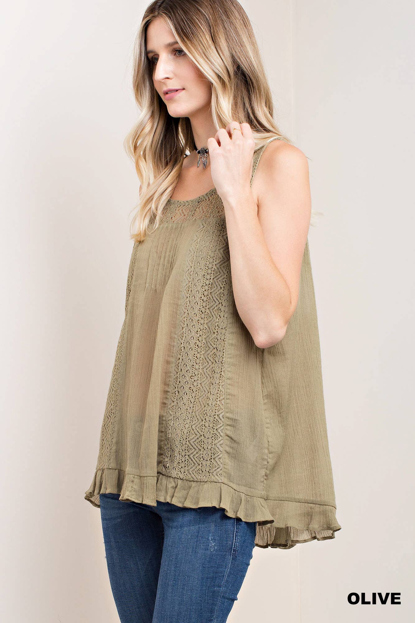 Nora Top- Olive