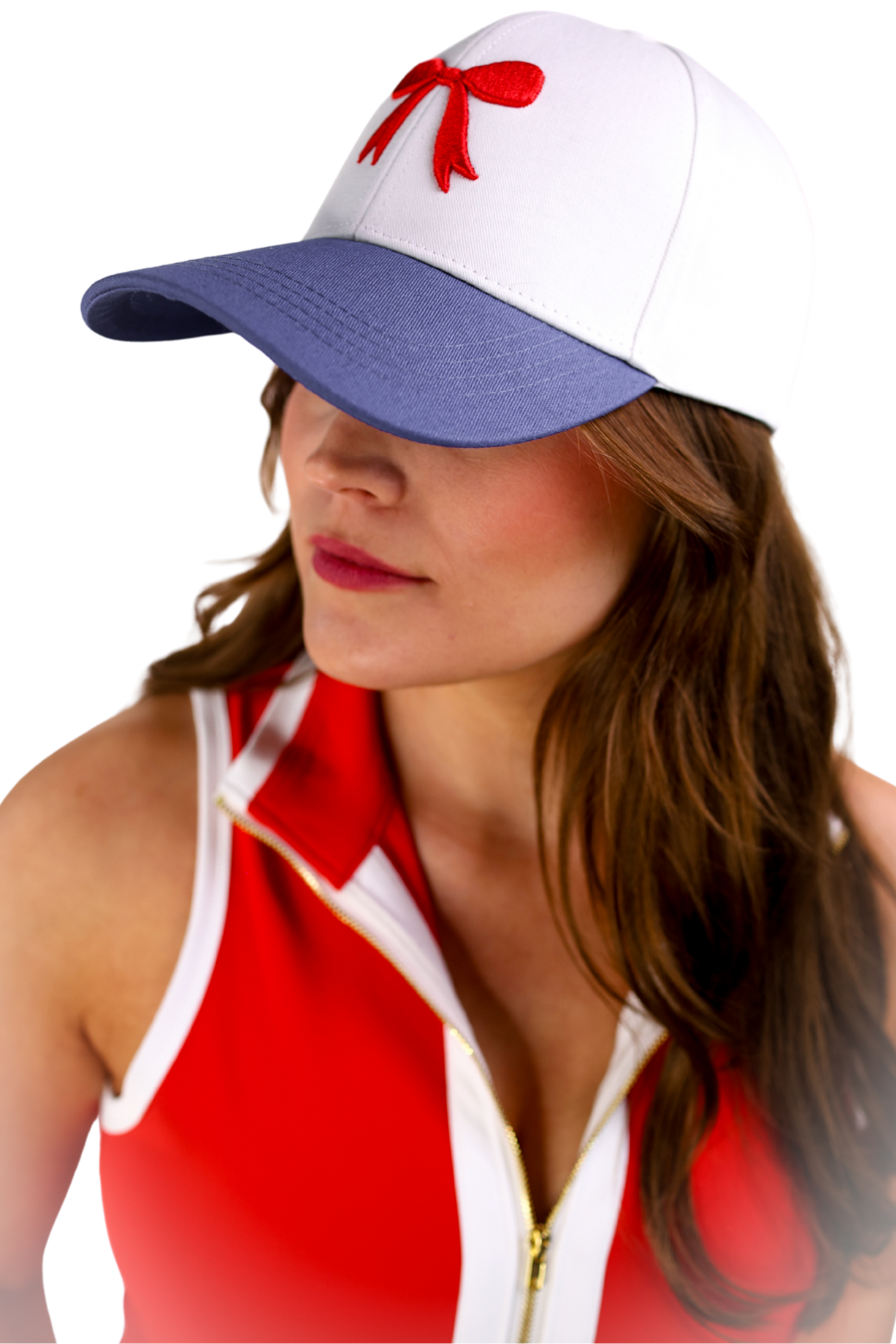 Bow Hat: Red/Blue