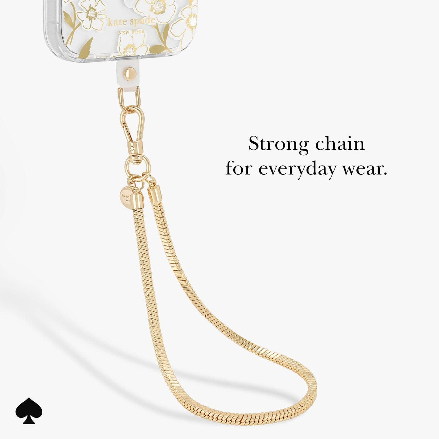 Kate Spade Heart of Gold Phone Charm