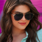 Showstopper Studded Sunglasses